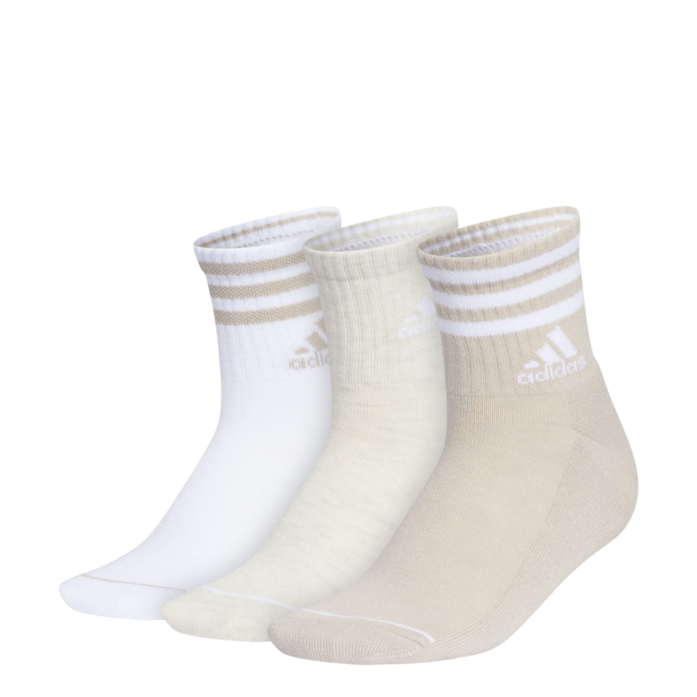 High quarter women's cushioned sport socks designed for running, showcasing cushioning and support.