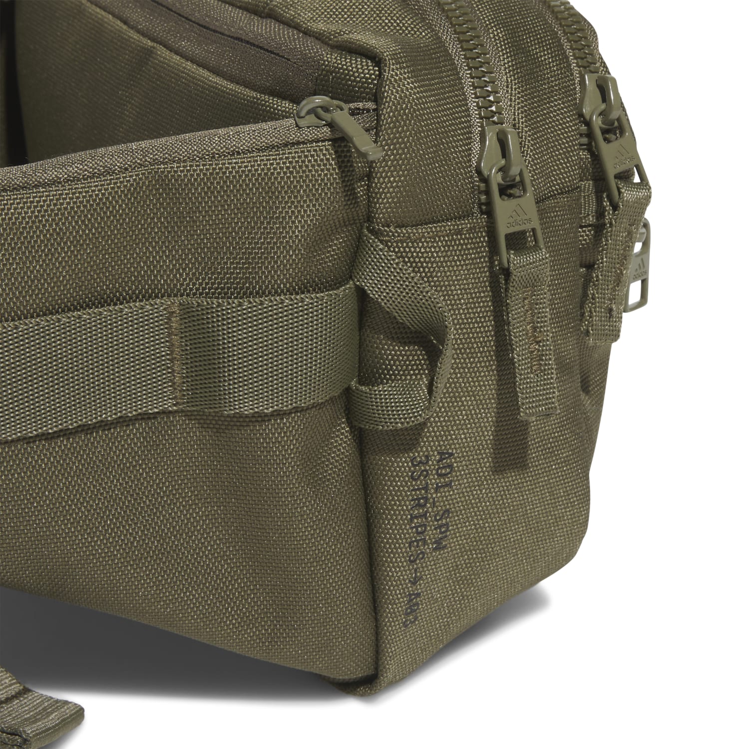 Close-up of the leather texture and stitching of the Ramble Chic Crossbody Bag, highlighting its quality.