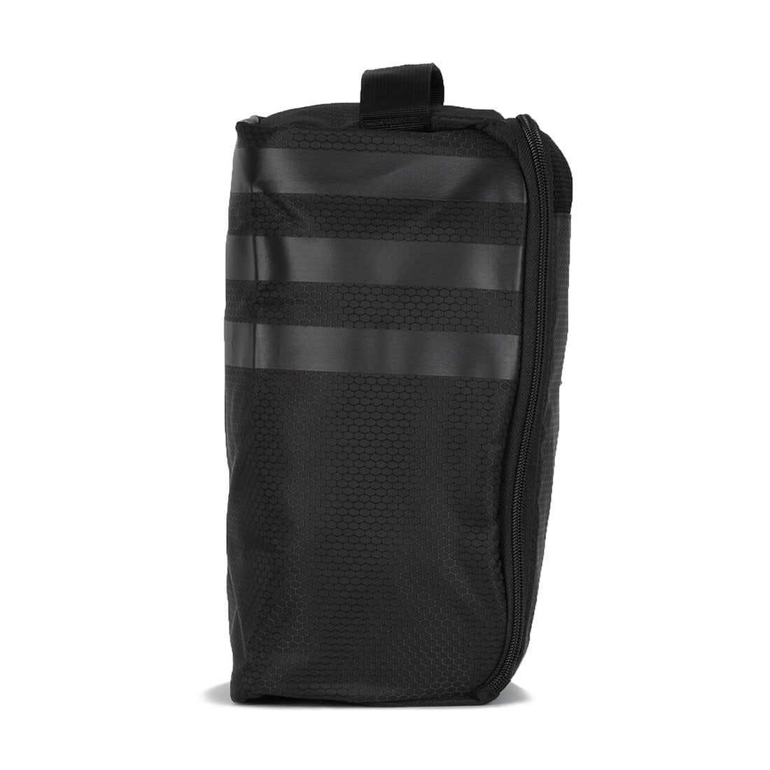 Carrying the Adidas stadium shoe bag with haul loop for travel convenience