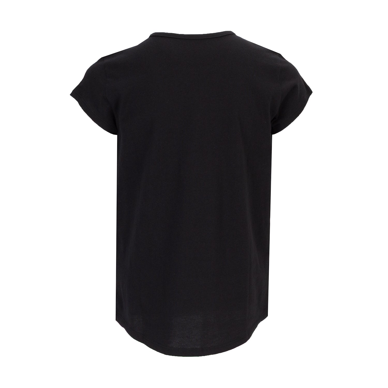 Casual youth t-shirt displayed on a model, showcasing its comfortable fit.