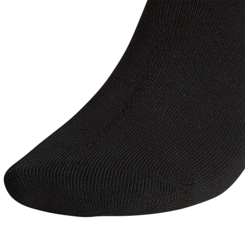 Close-up of cushioned heel and arch support on comfortable adidas socks