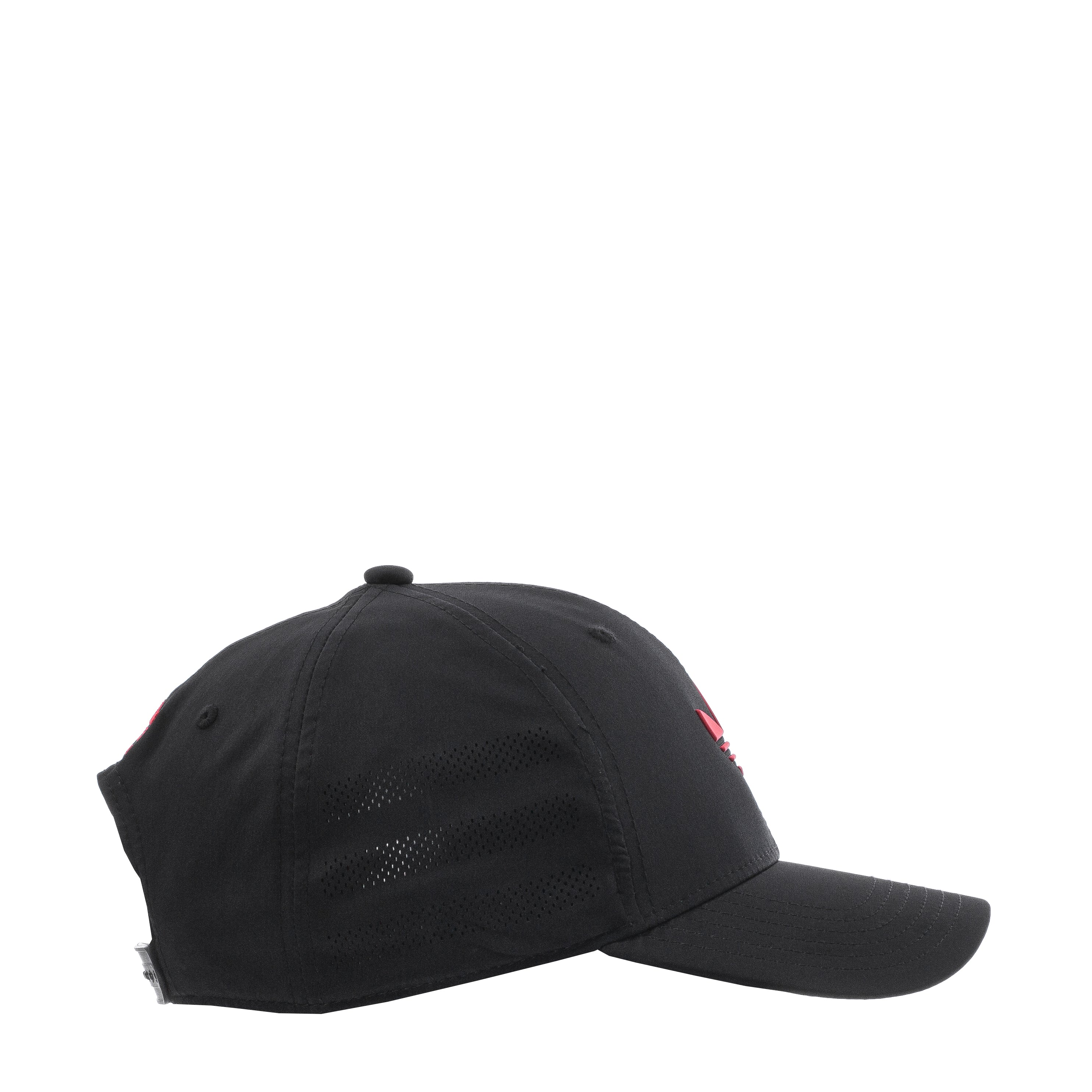 Side view of the Adidas snapback cap highlighting its adjustable closure.