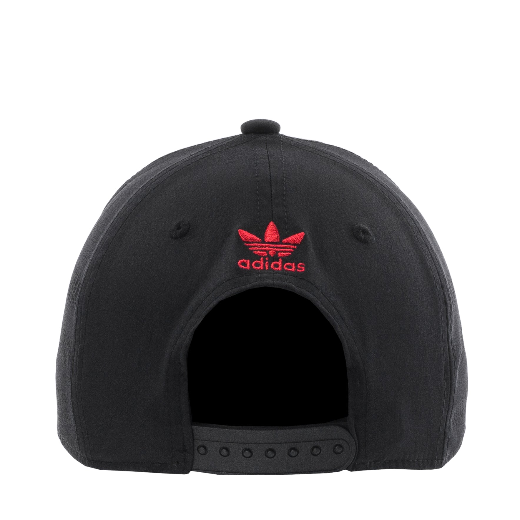 Adidas Originals Beacon Snapback Cap showcasing the front logo and structure.