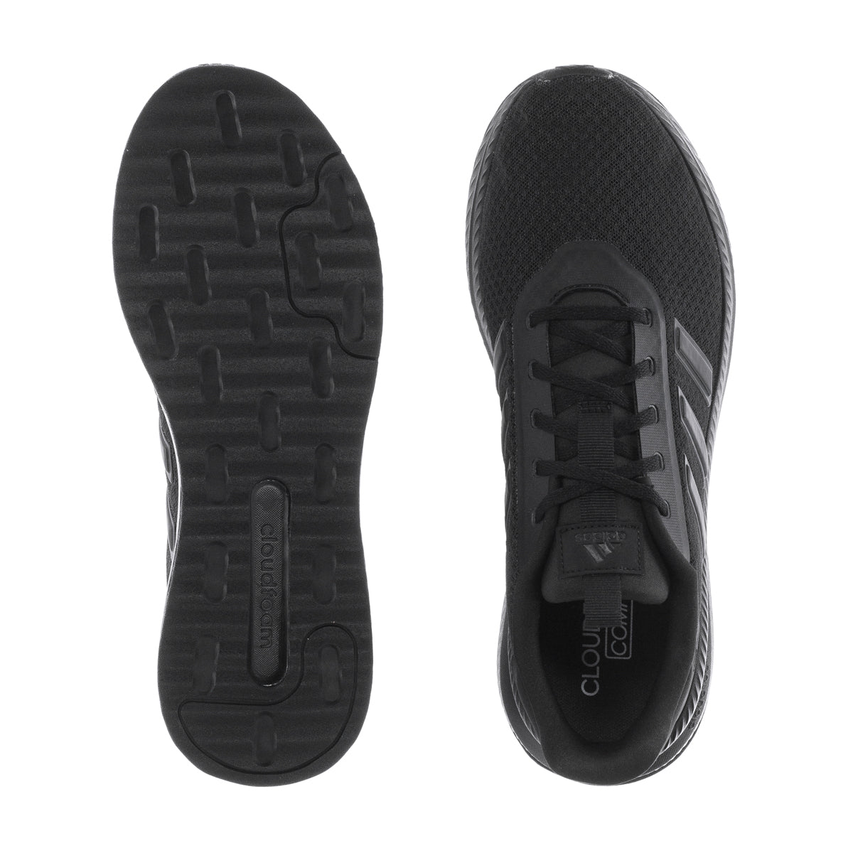 Adidas X PLR Path Mens Sneakers from the side, highlighting the padded collar and sleek design.