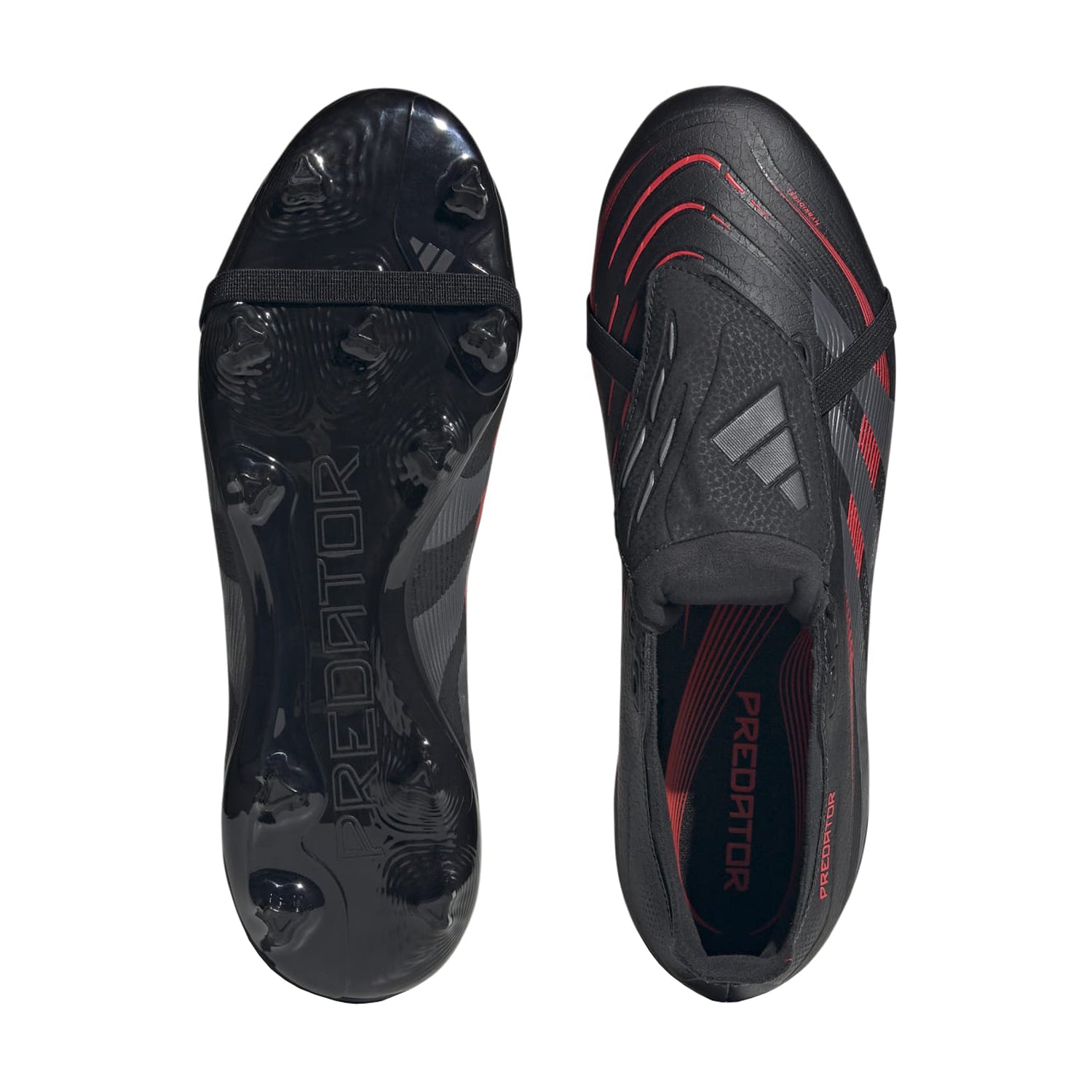 Adidas Predator League FT FG/MG mens soccer cleats with aggressive cleat pattern for natural grass and turf