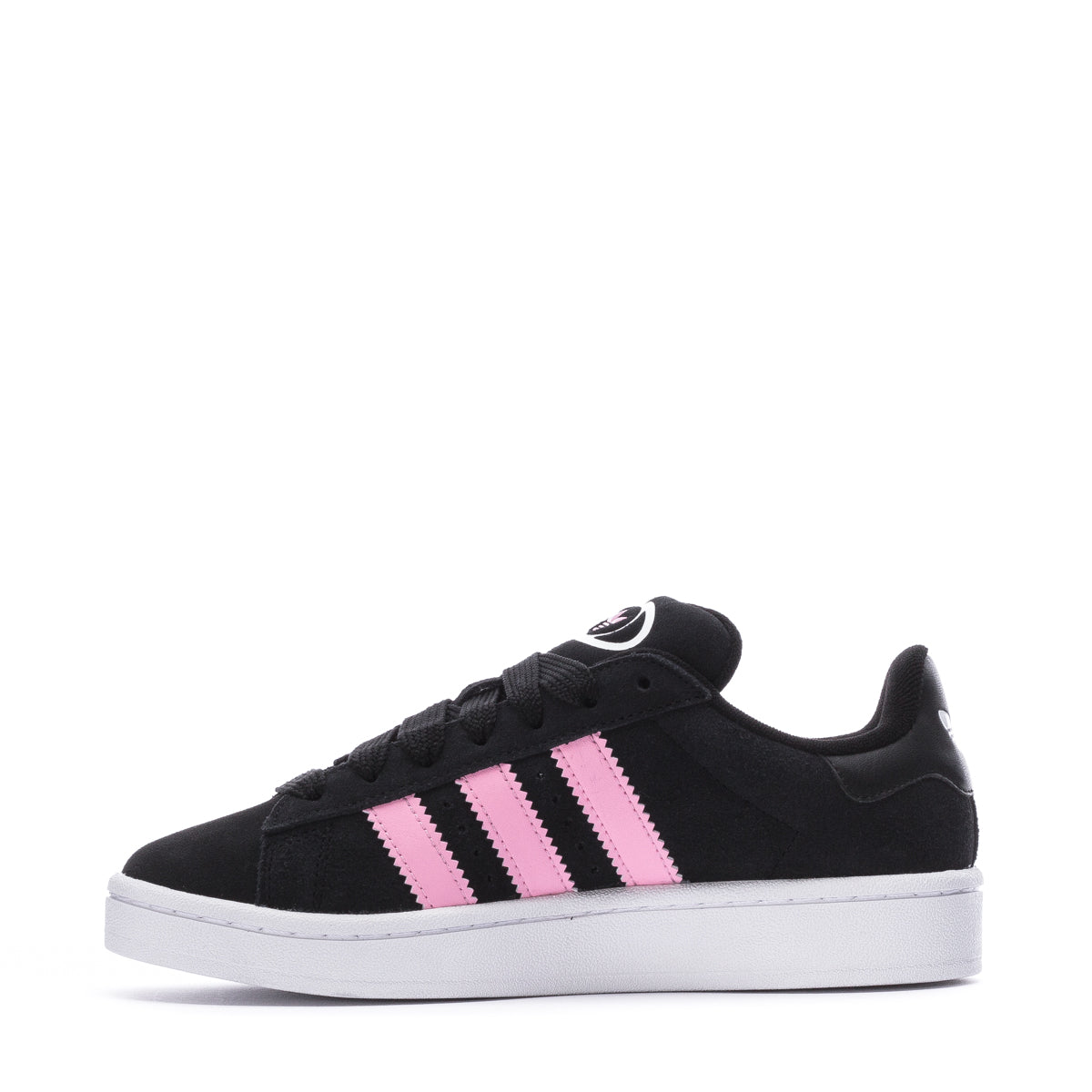 Side profile of adidas campus 00s womens sneakers with vintage Y2K styling