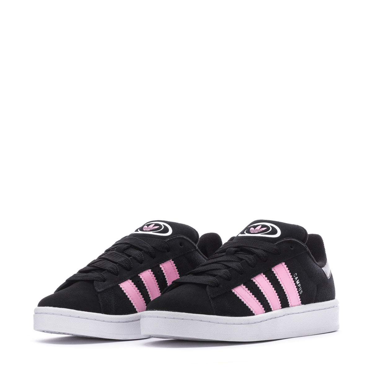Top view of adidas campus 00s womens shoes highlighting the laced-up design and padded tongue