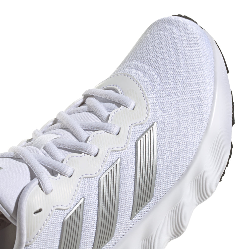 Woman wearing stylish athletic shoes for running and casual walks