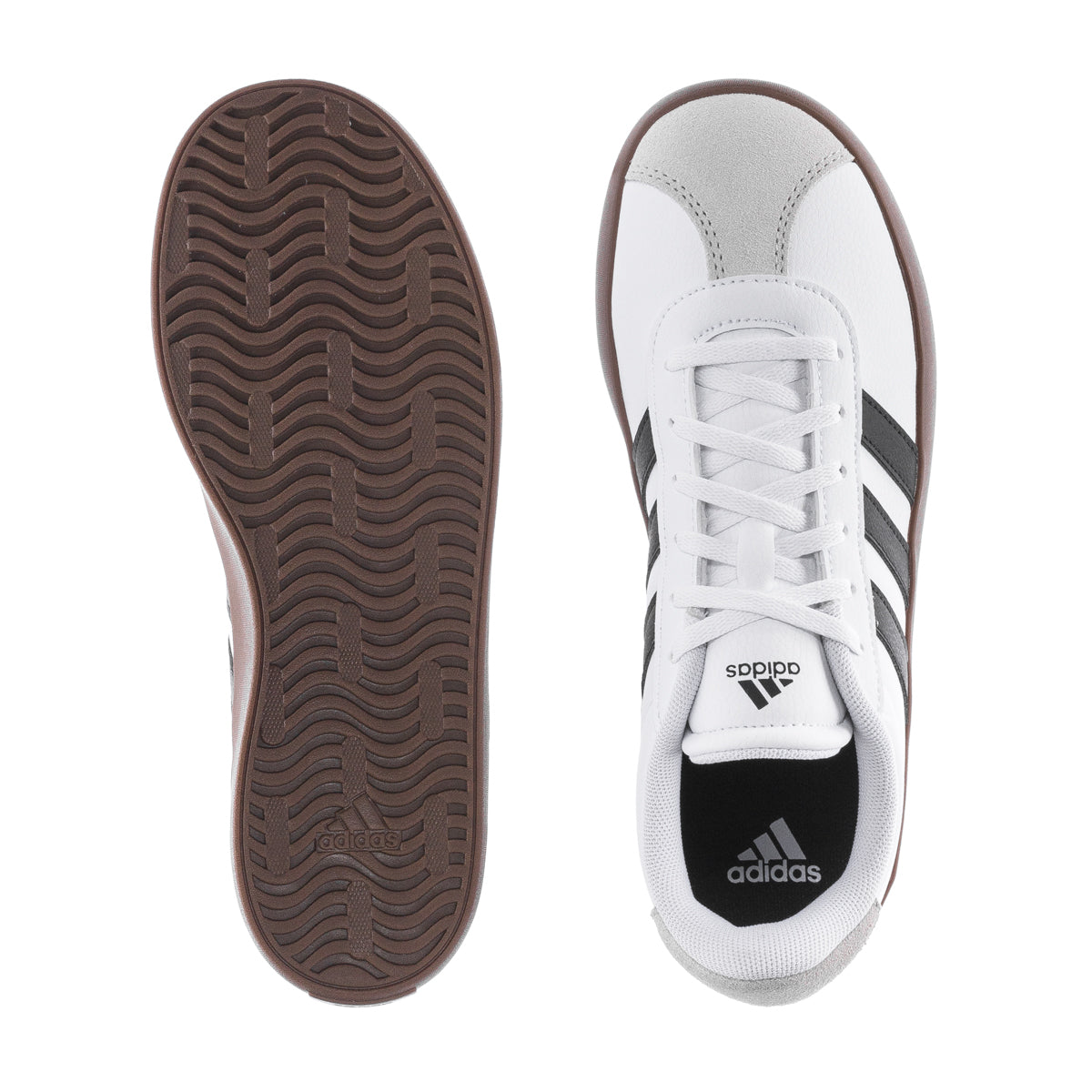 Adidas VL Court 3.0 youth sneakers in a stylish angle, perfect for active kids.