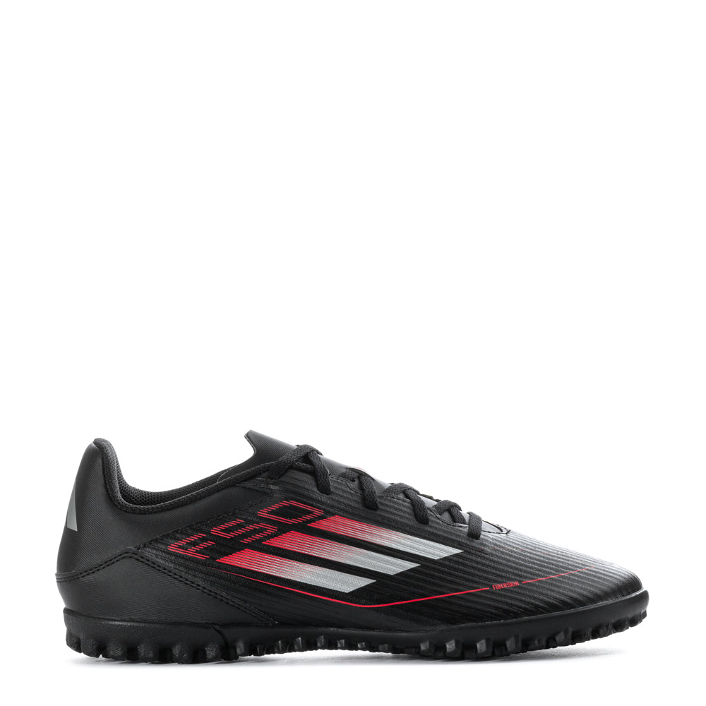 Adidas F50 Club TF men's soccer shoes with detailed tread pattern for turf surfaces