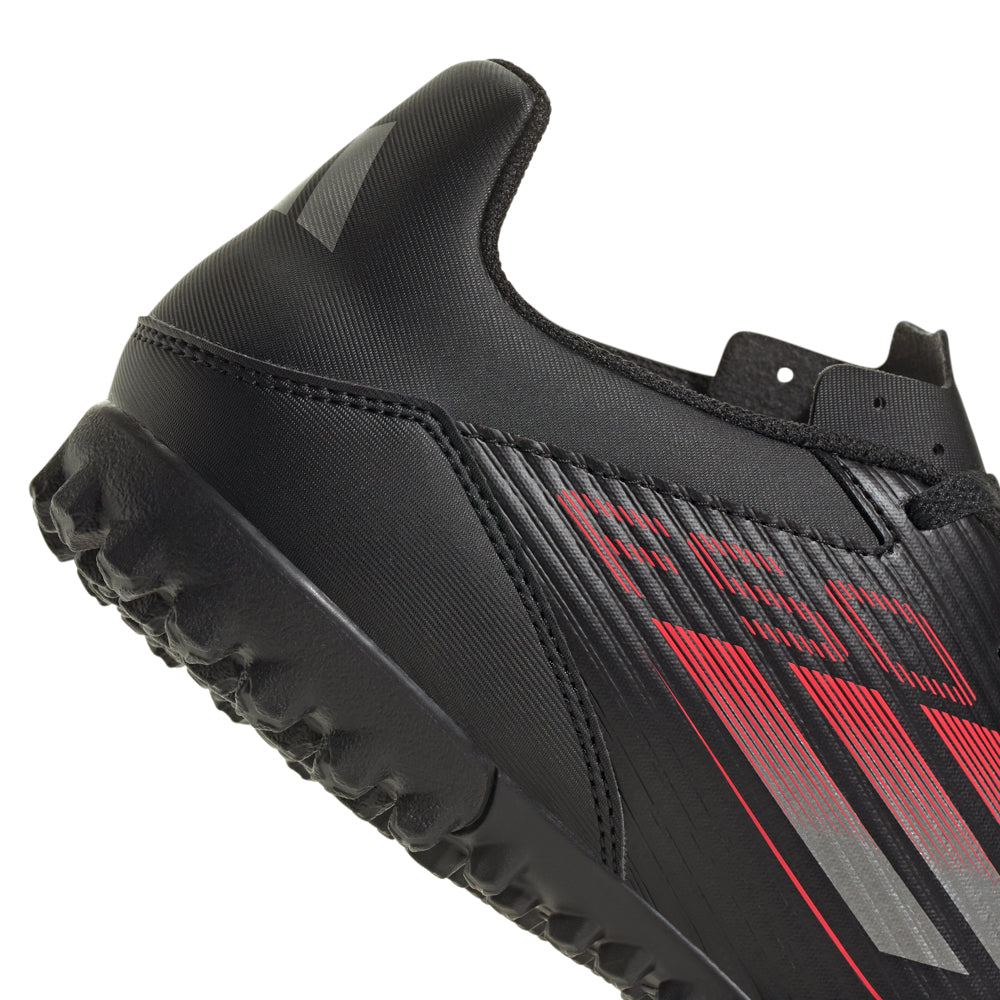 Adidas F50 Club TF mens soccer shoes with detailed tread pattern for turf surfaces