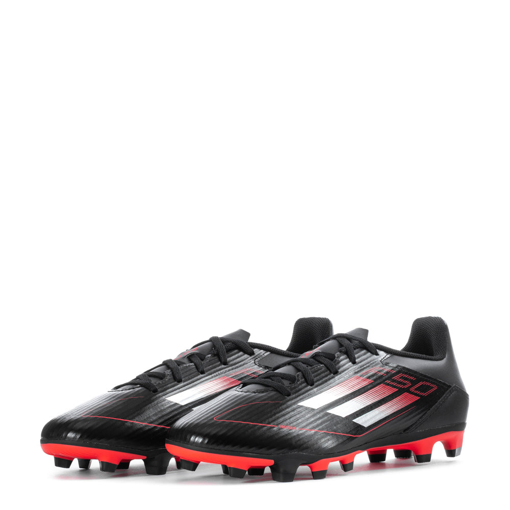 Adidas F50 Club FG mens soccer cleats in action on the soccer field, demonstrating superior performance.