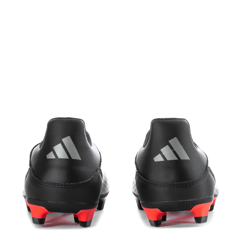 Close-up of the padded collar of Adidas F50 Club FG mens soccer cleats for enhanced comfort.