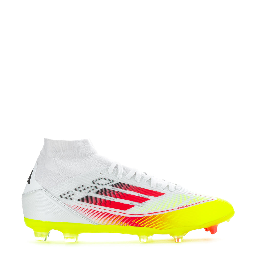 adidas F50 League women's soccer cleats showing the Fiberskin upper and stud design