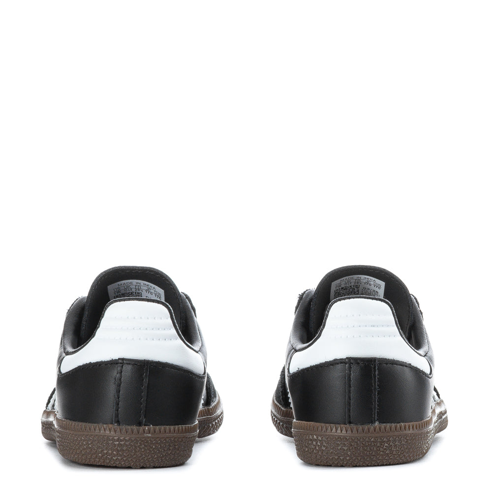 Adidas Samba Youth Shoes, showing flexible and durable soles for toddlers.