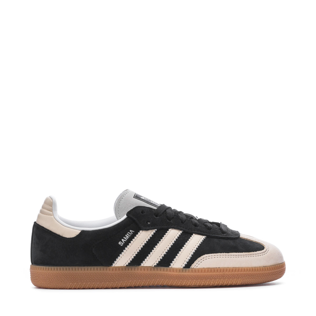 Front view of adidas Samba OG women’s leather sneakers highlighting classic design
