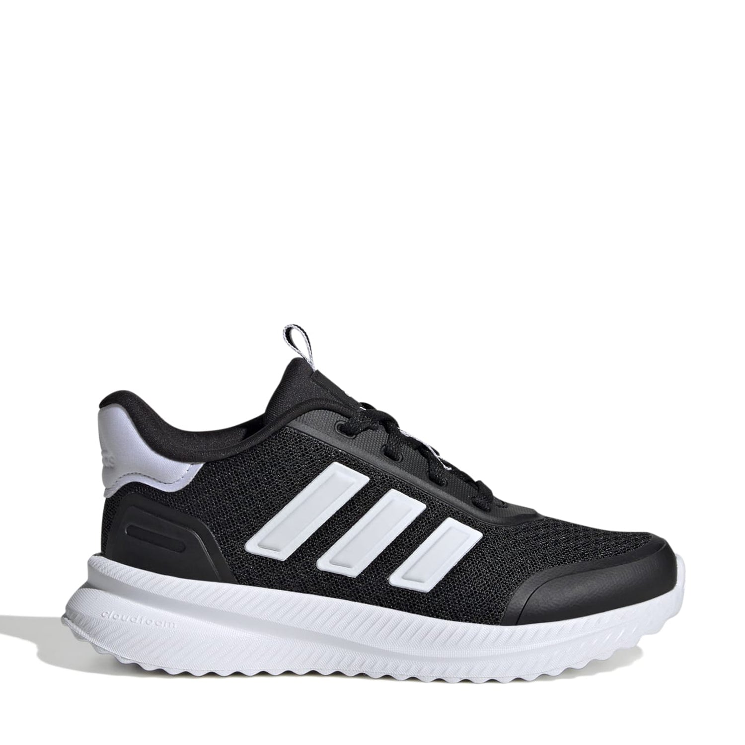 Side view of X_PLR PATH Youth Sneakers showcasing breathable mesh design.