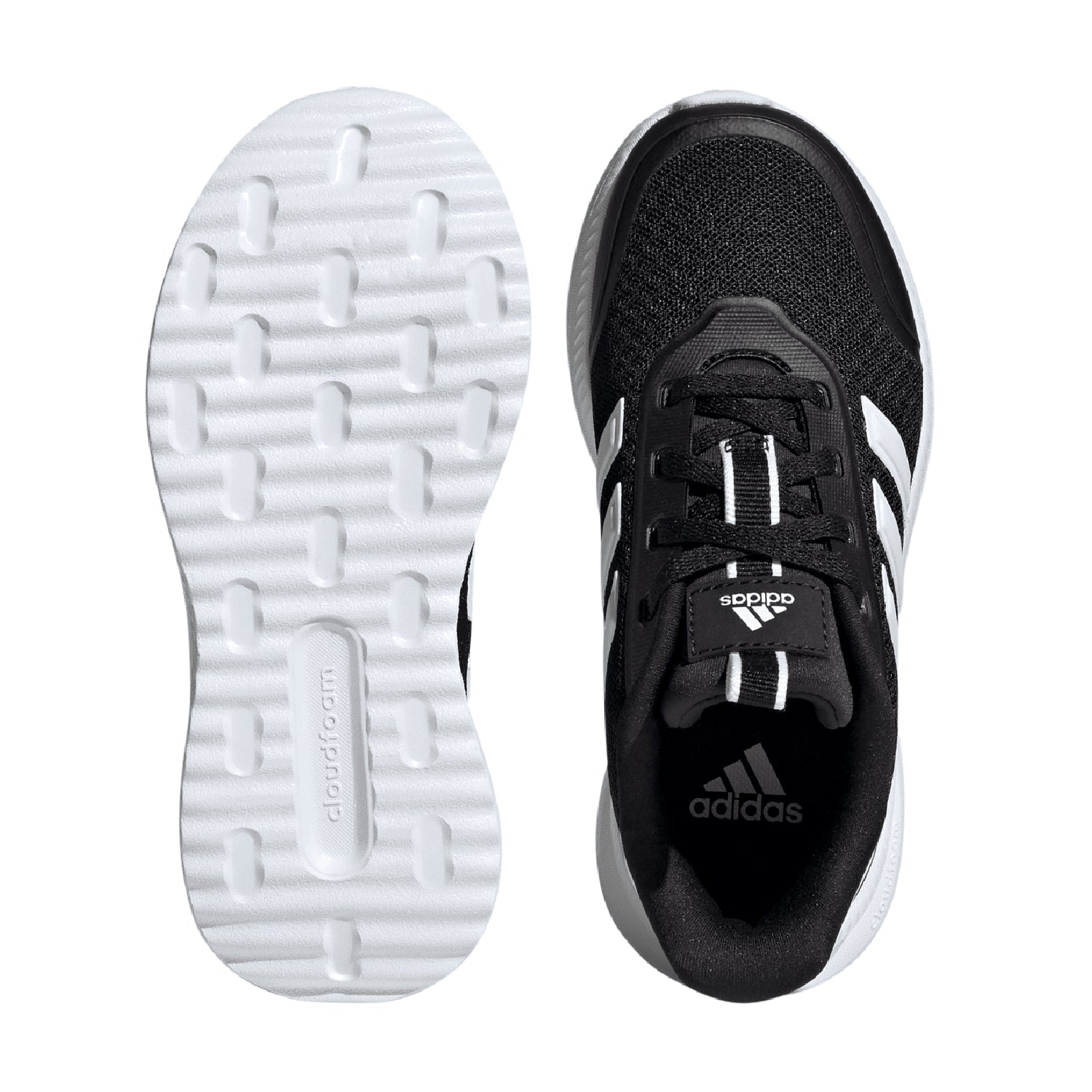 Side view of X_PLR PATH Youth Sneakers showcasing breathable mesh design.