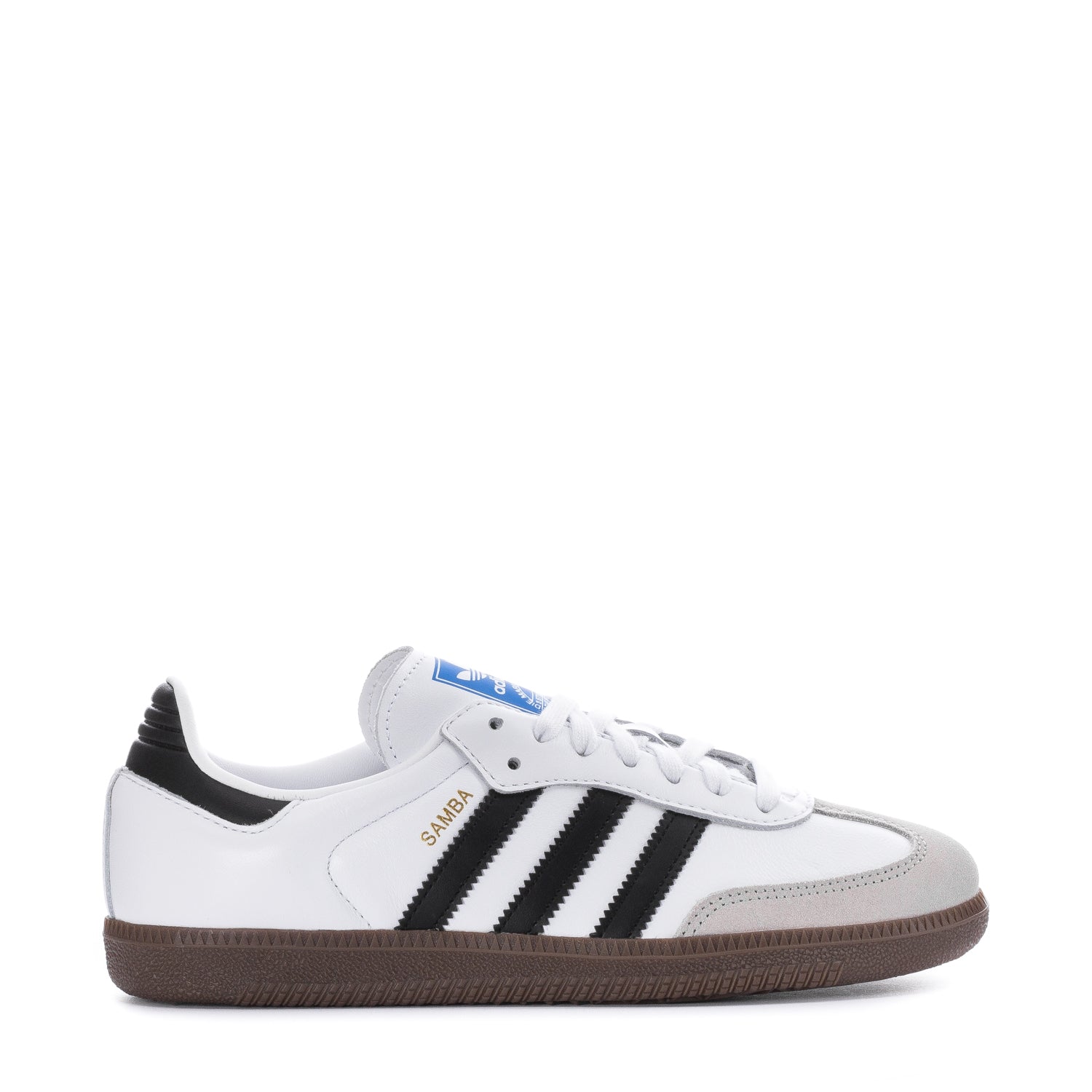 Women's adidas Samba OG sneakers showing leather and suede details for casual wear