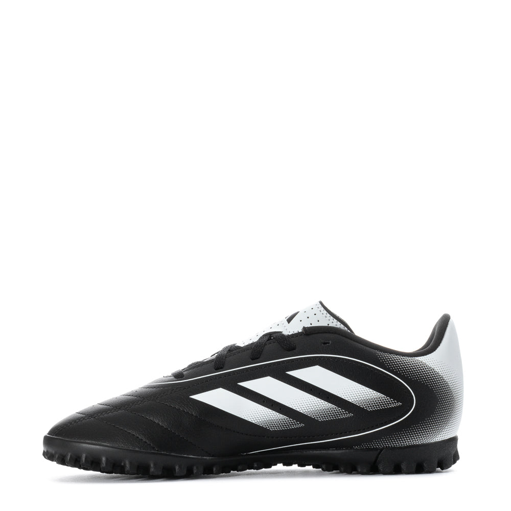 Close-up of Adidas Goletto IX Youth Soccer Shoes highlighting the padded collar and tongue.
