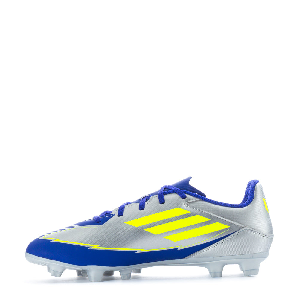 Top view of adidas soccer shoes showing soft toe box and lacing system