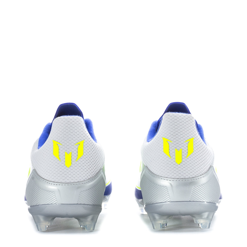 Player wearing Adidas Messi shoes on the field, demonstrating optimal grip and agility.