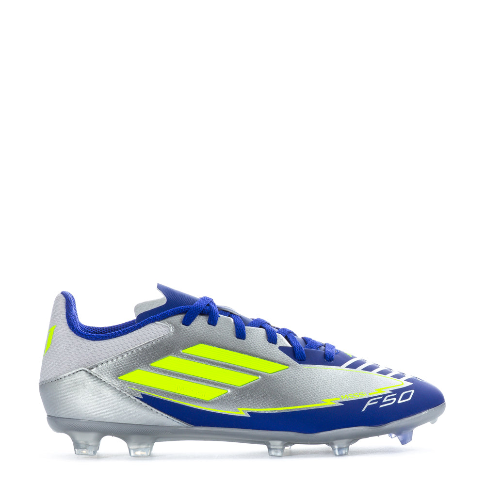 Youth soccer shoes with vibrant design for young players