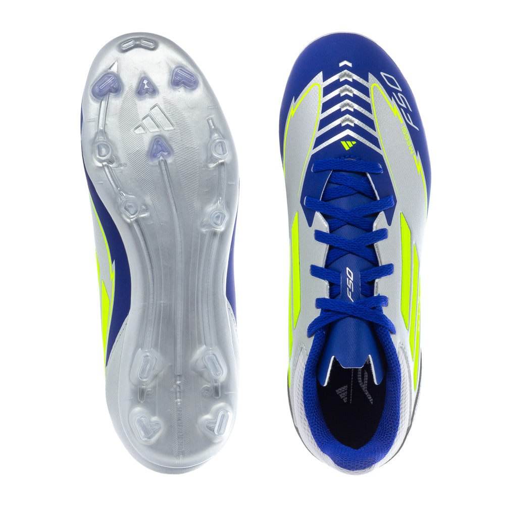 Youth soccer shoes with vibrant design for young players