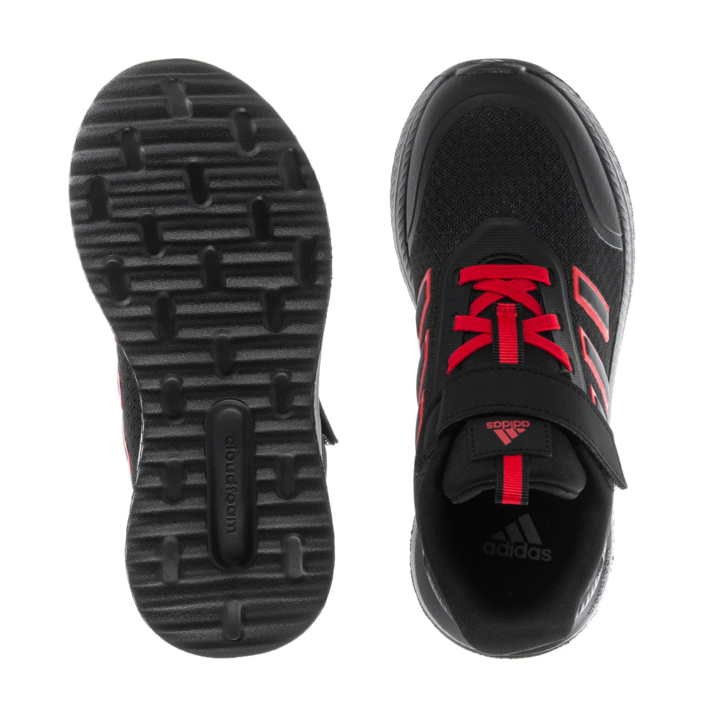 Adidas X_PLR PATH Kids Sneakers side view showcasing breathable mesh design.