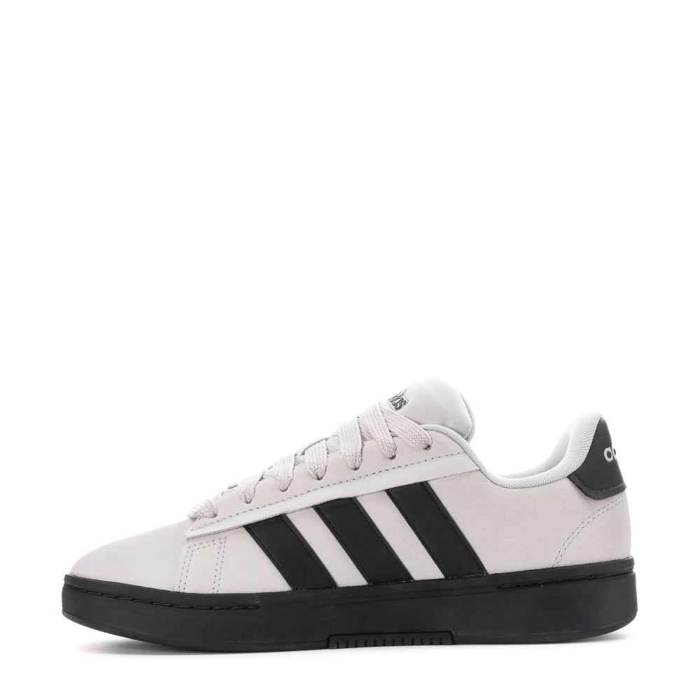 Top-down view of Adidas Grand Court Alpha mens sneakers, emphasizing the padded footbed.