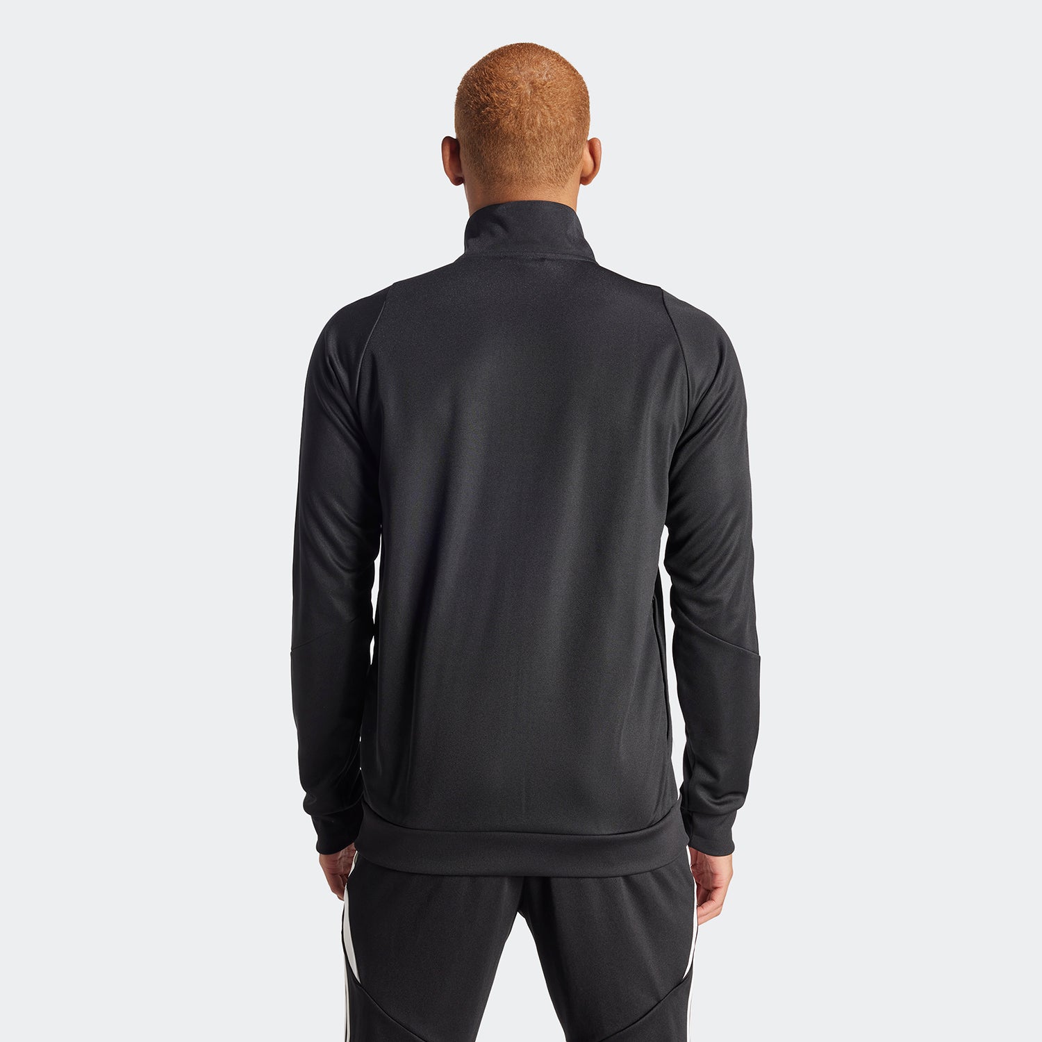 Front view of adidas Tiro24 mens track jacket showing slim fit and 3-Stripes detail
