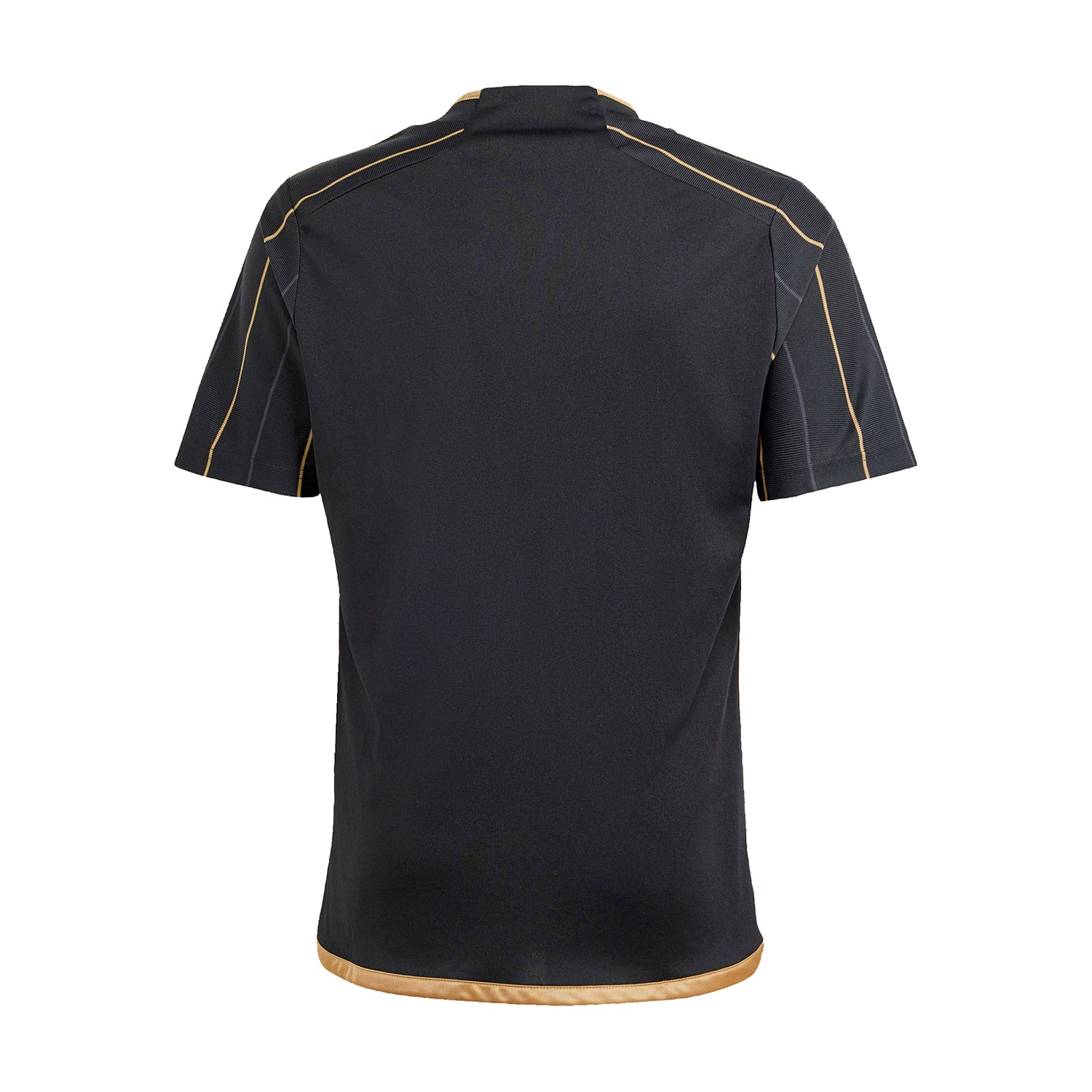 Back view of the official LAFC jersey for children, highlighting the AEROREADY fabric.