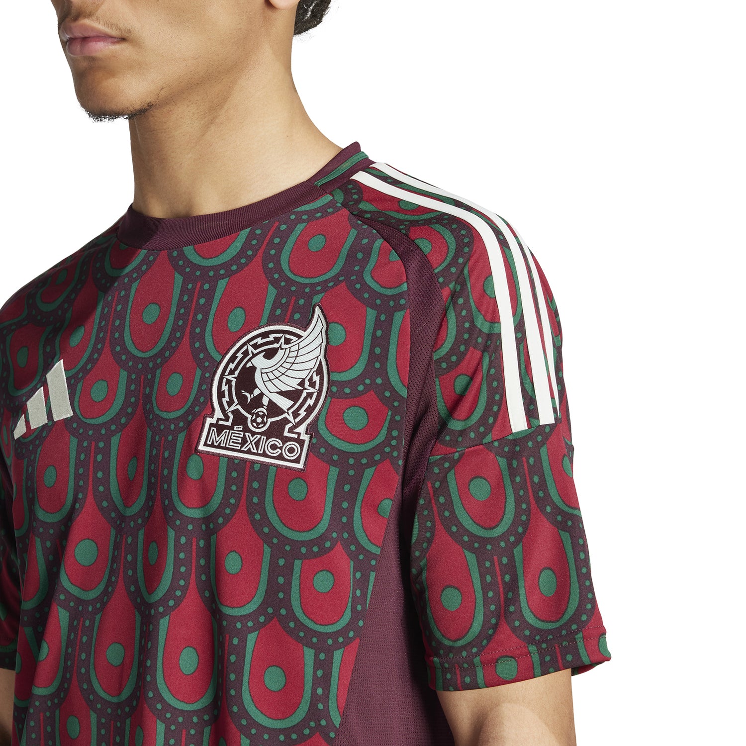Adidas Mexico jersey worn at a soccer match