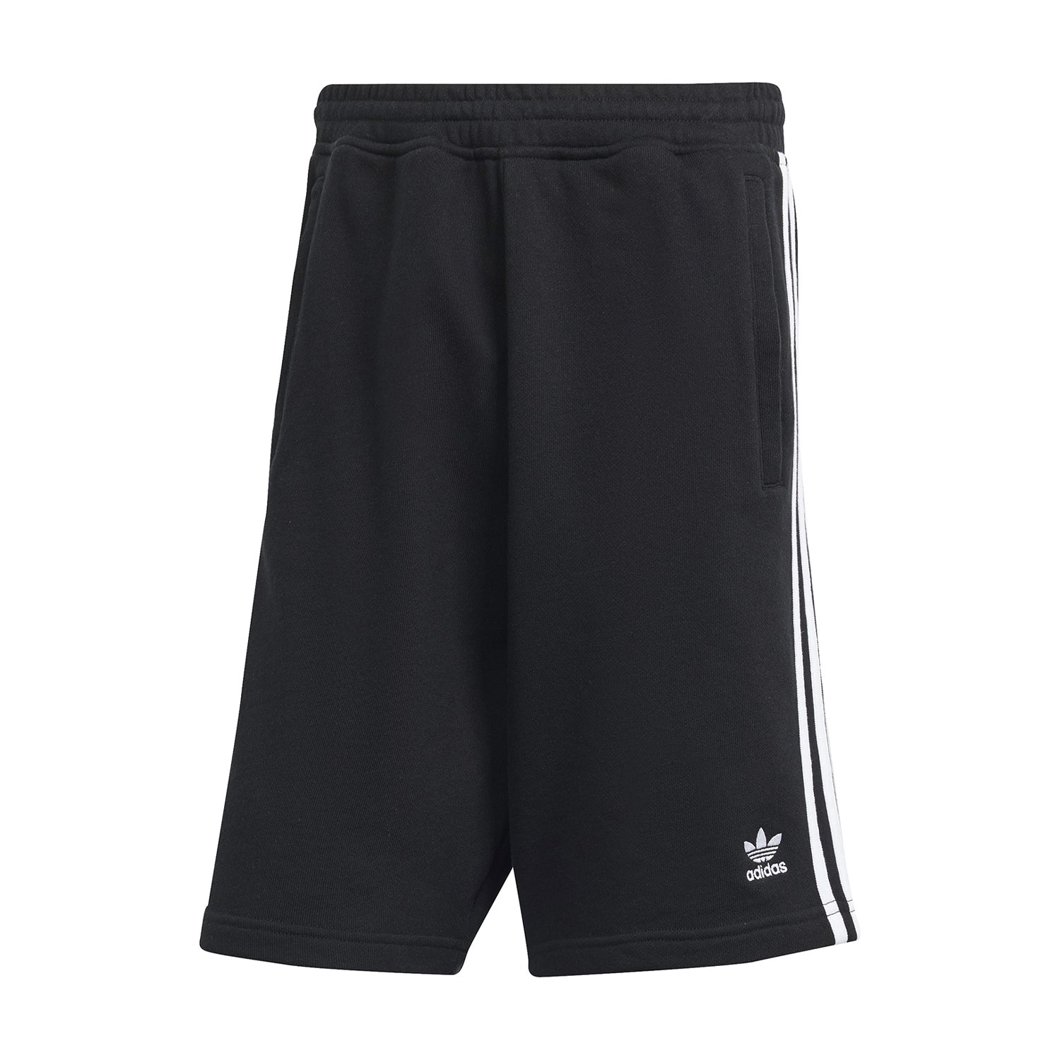 Adidas men's athletic shorts with three stripes, perfect for workouts.