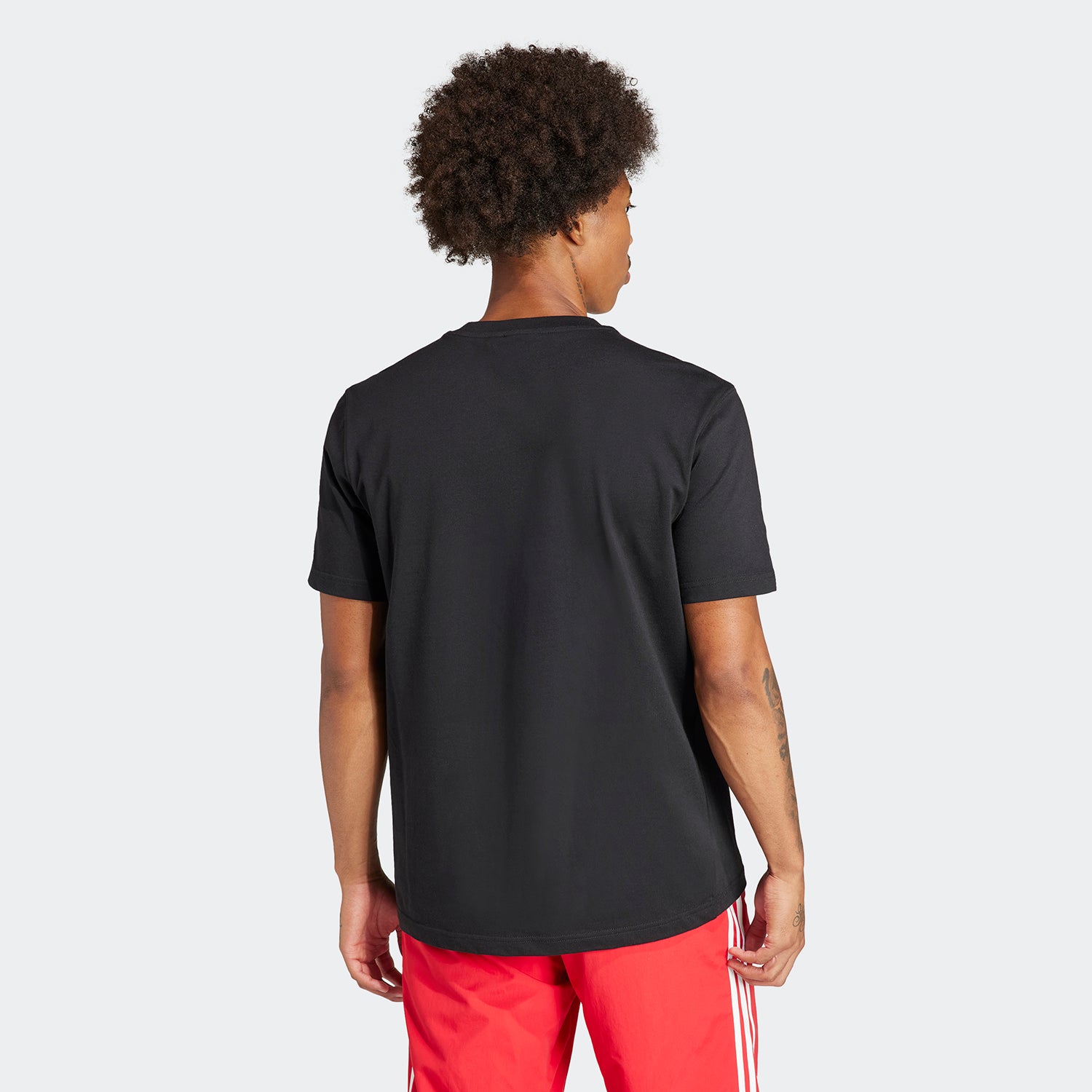 Casual outfit featuring adidas mens tee with shorts for summer