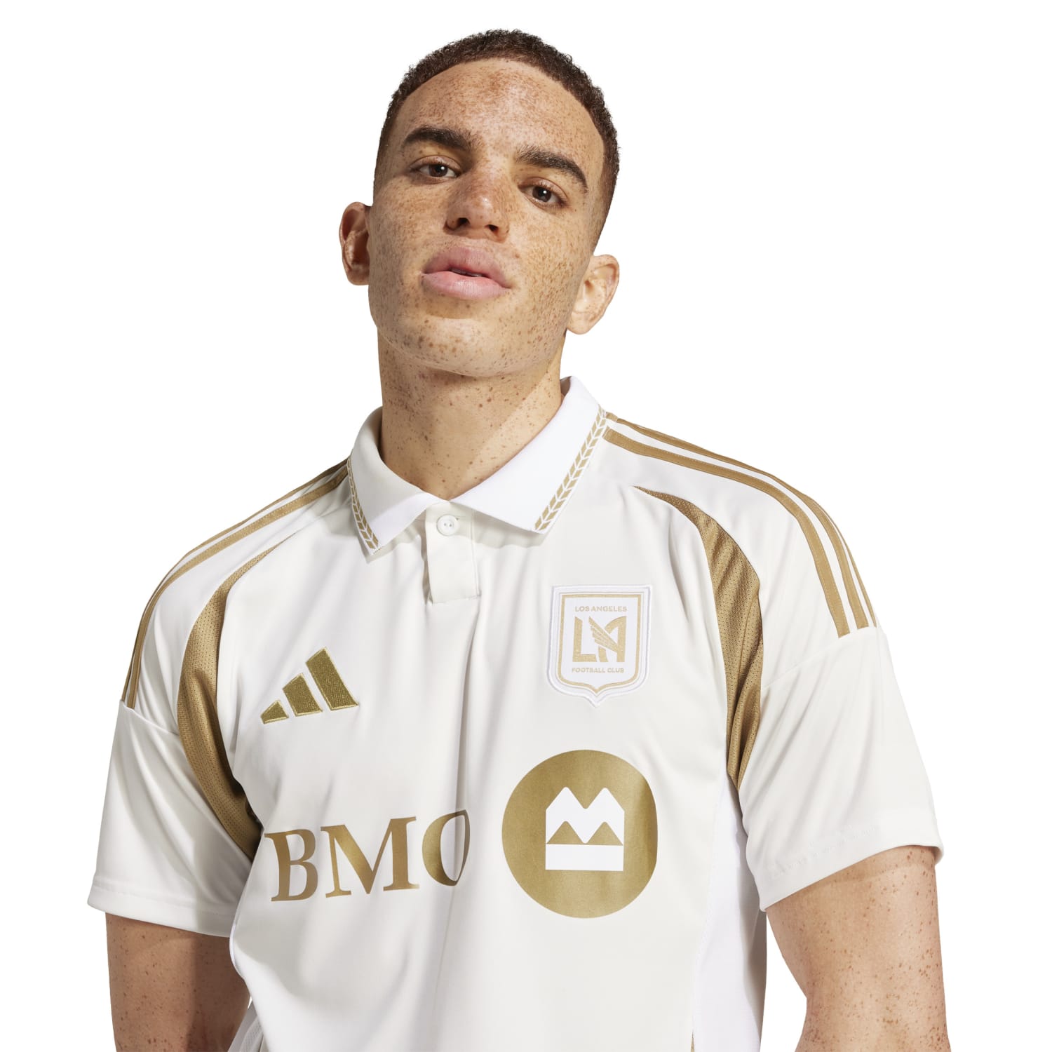 Front view of LAFC 25/26 replica away jersey with team crest