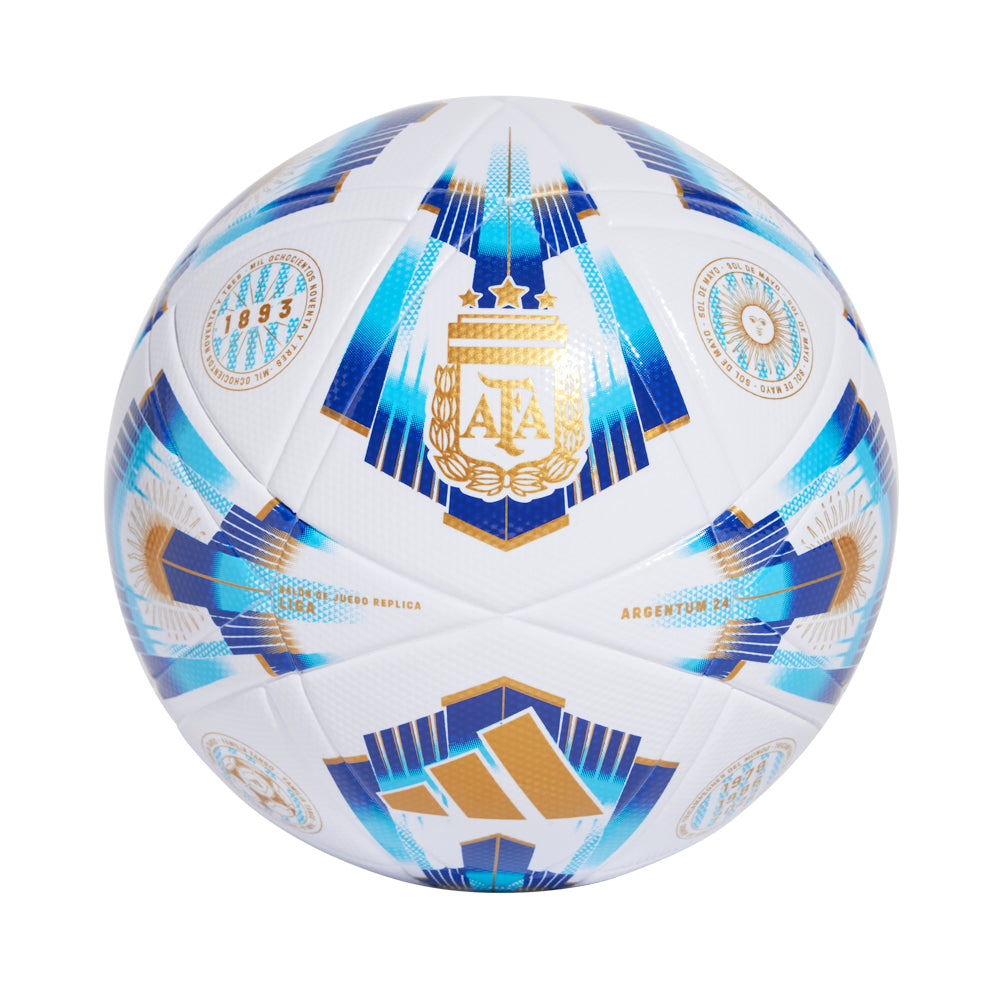 AFA Argentina League soccer ball in action on the pitch