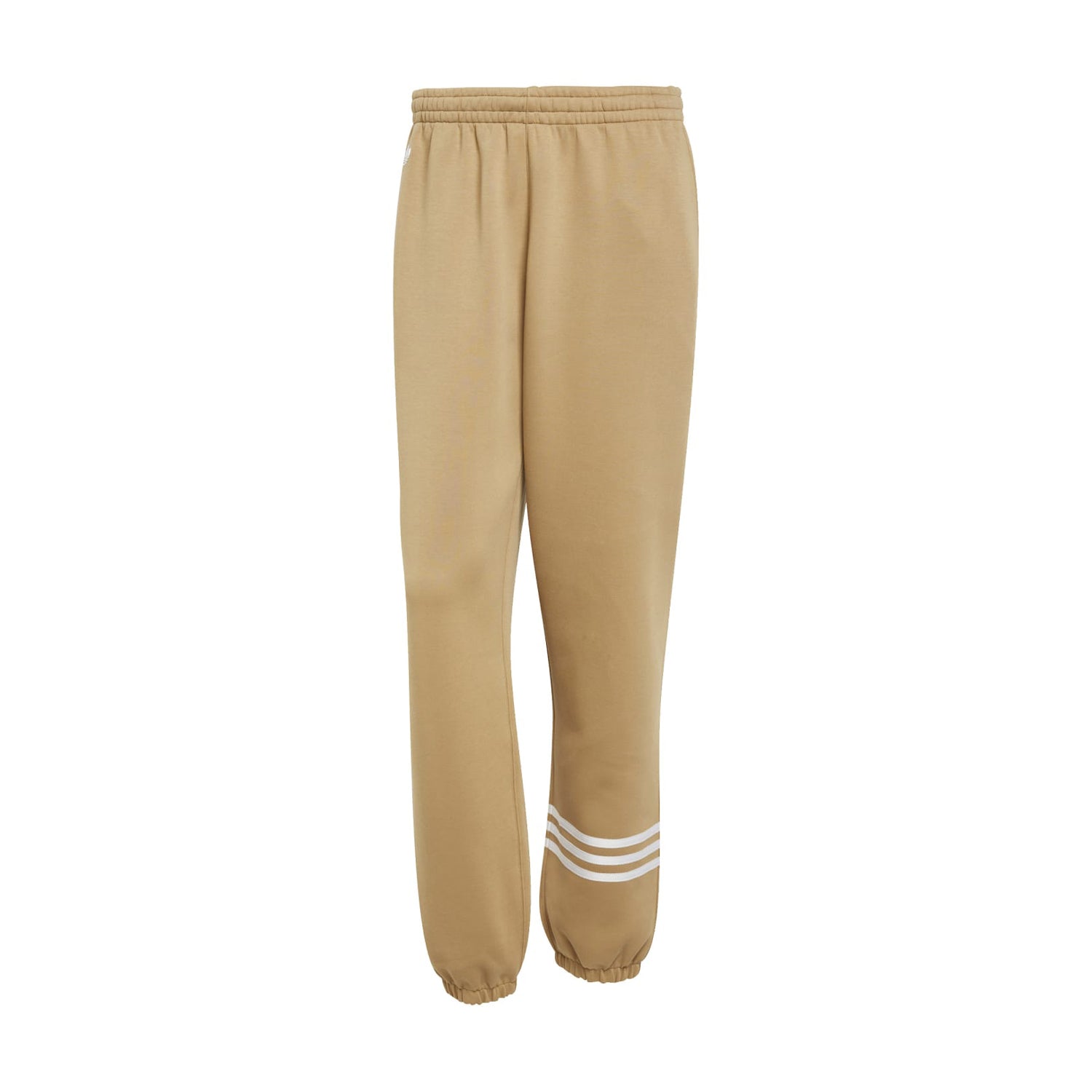 Side view of Adidas Neu Classics Men's Joggers showcasing the fitted cuffs and elastic waistband.