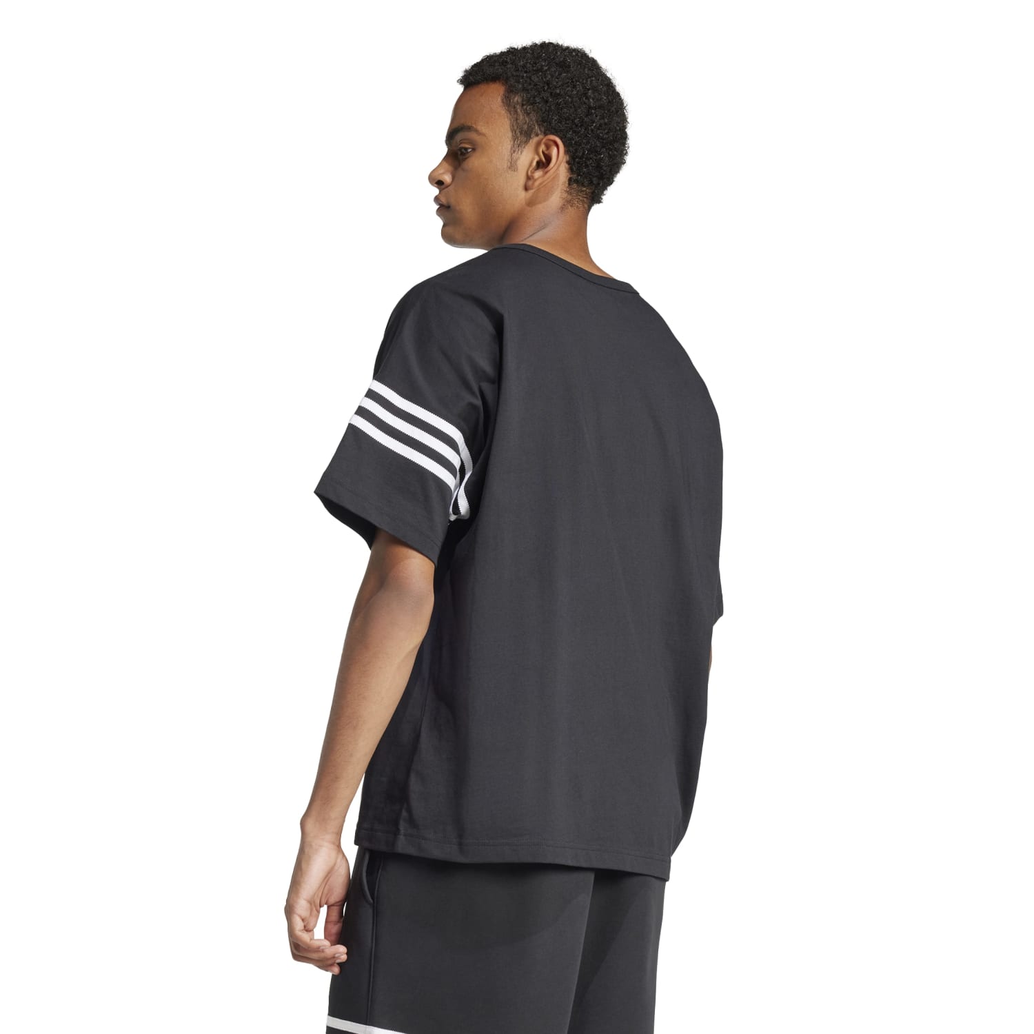 Close-up of the logo and stripe detailing on the sleeve