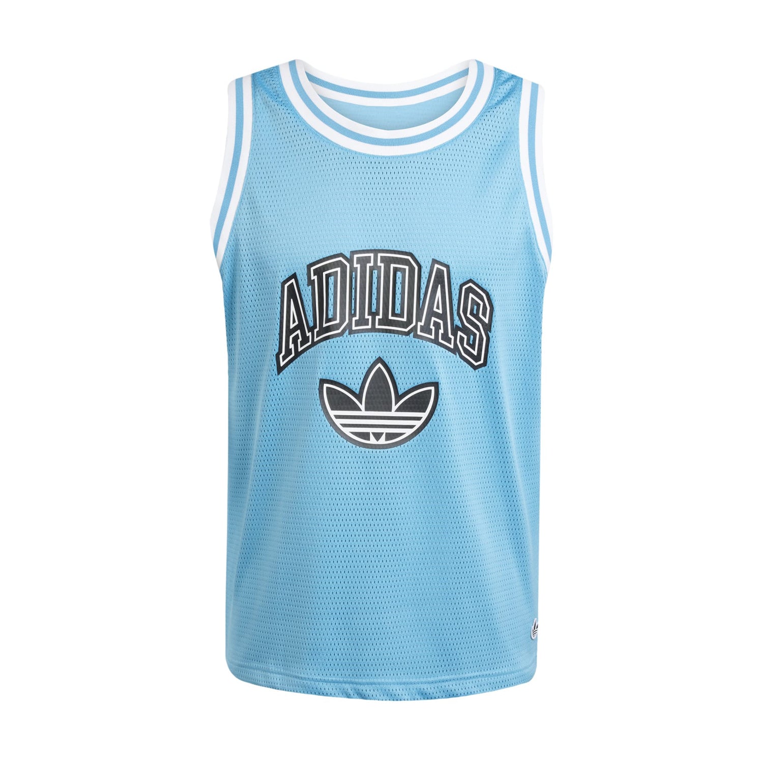 Front view of Elite Men's Varsity Basketball Tank Top, showcasing its breathable fabric and athletic fit.