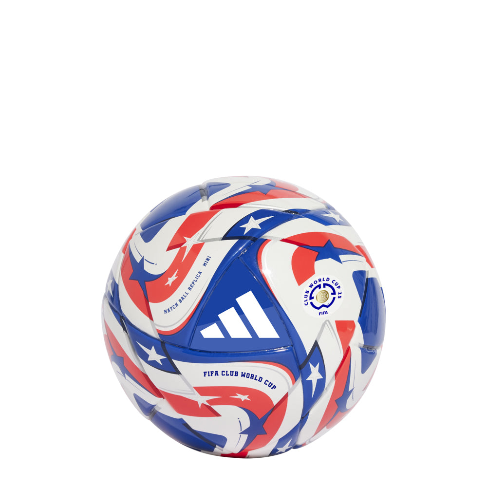 Front view of the FIFA mini ball showcasing official club world cup branding