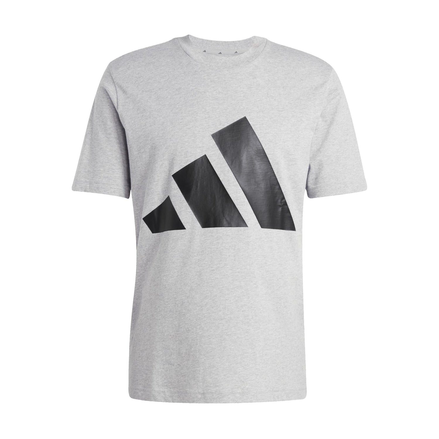 Front view of athletic tee with adidas Badge of Sport displayed boldly