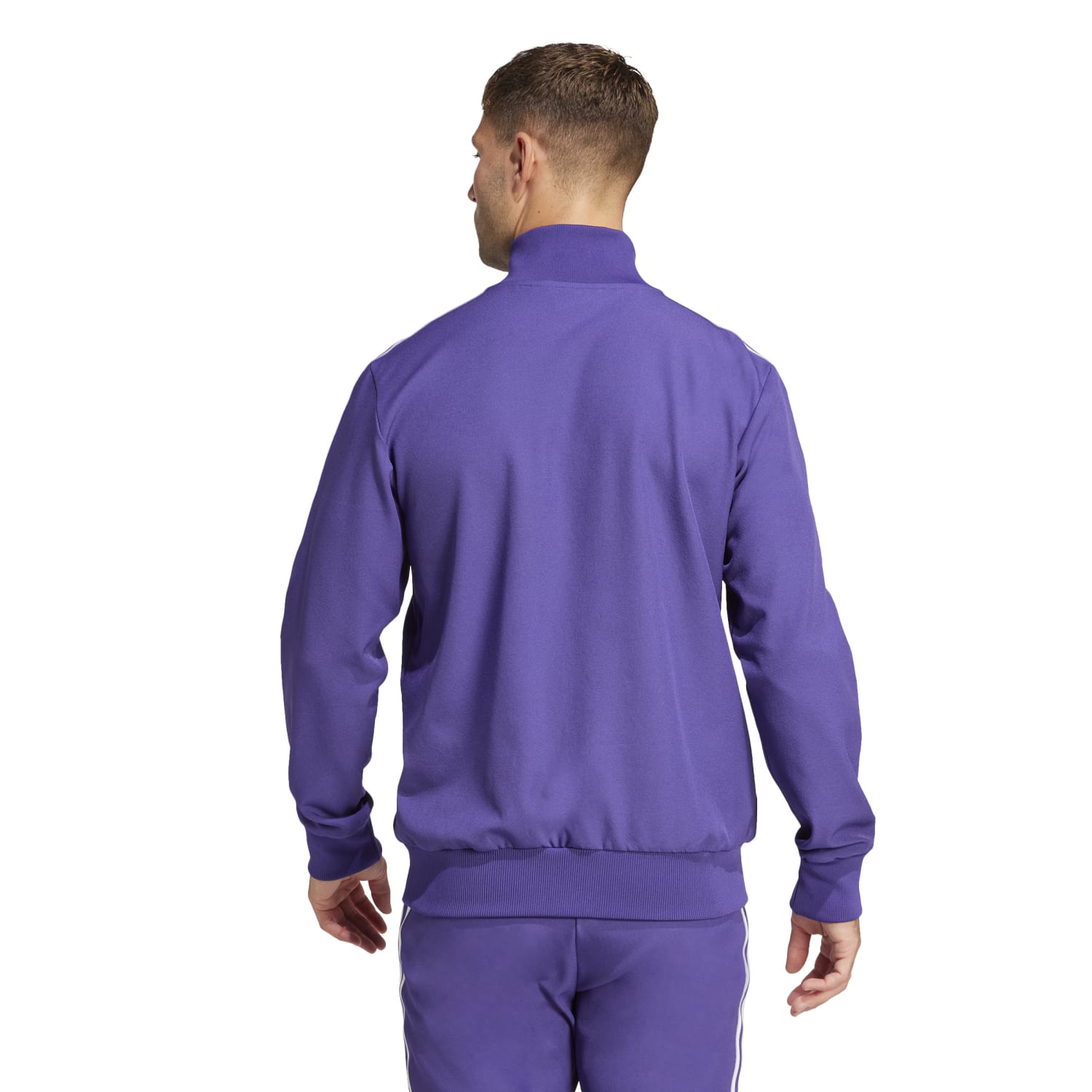 Close-up of the team crest on the mens Real Madrid jacket