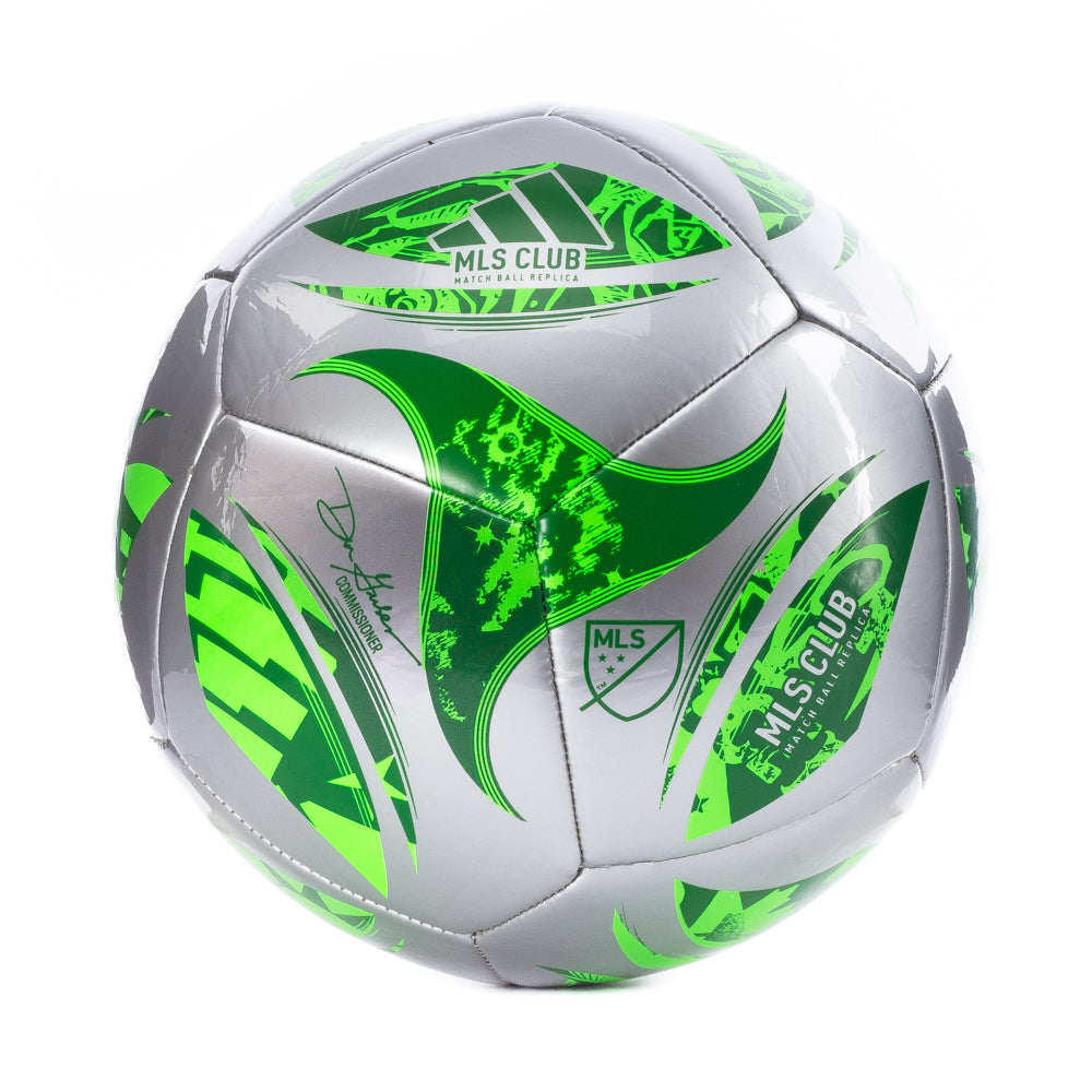 Bright MLS Club Soccer Ball 2025 with vibrant color scheme for tracking