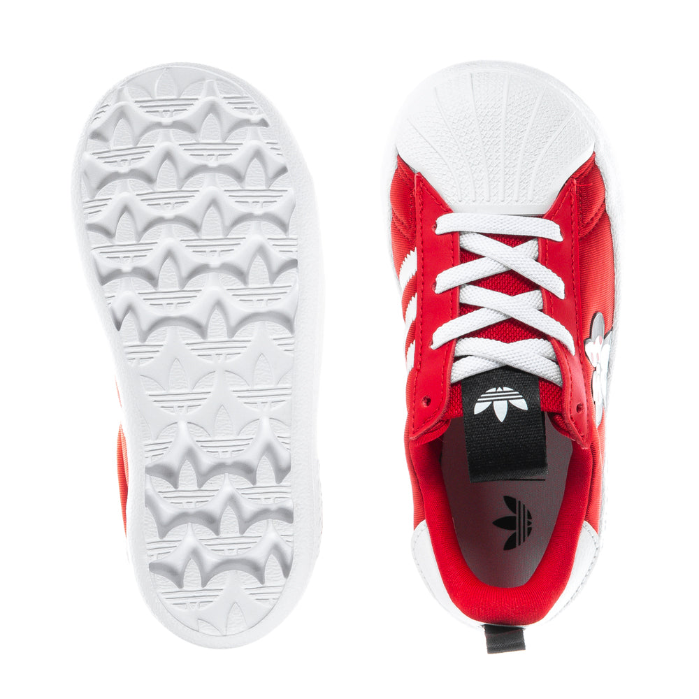 Close-up of cushioned insole in AdiFom Superstar 360 Toddler Sneakers for enhanced comfort.