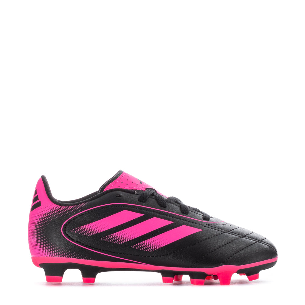 Adidas Goletto IX Youth Soccer Cleats on turf field, showcasing aggressive cleat pattern.