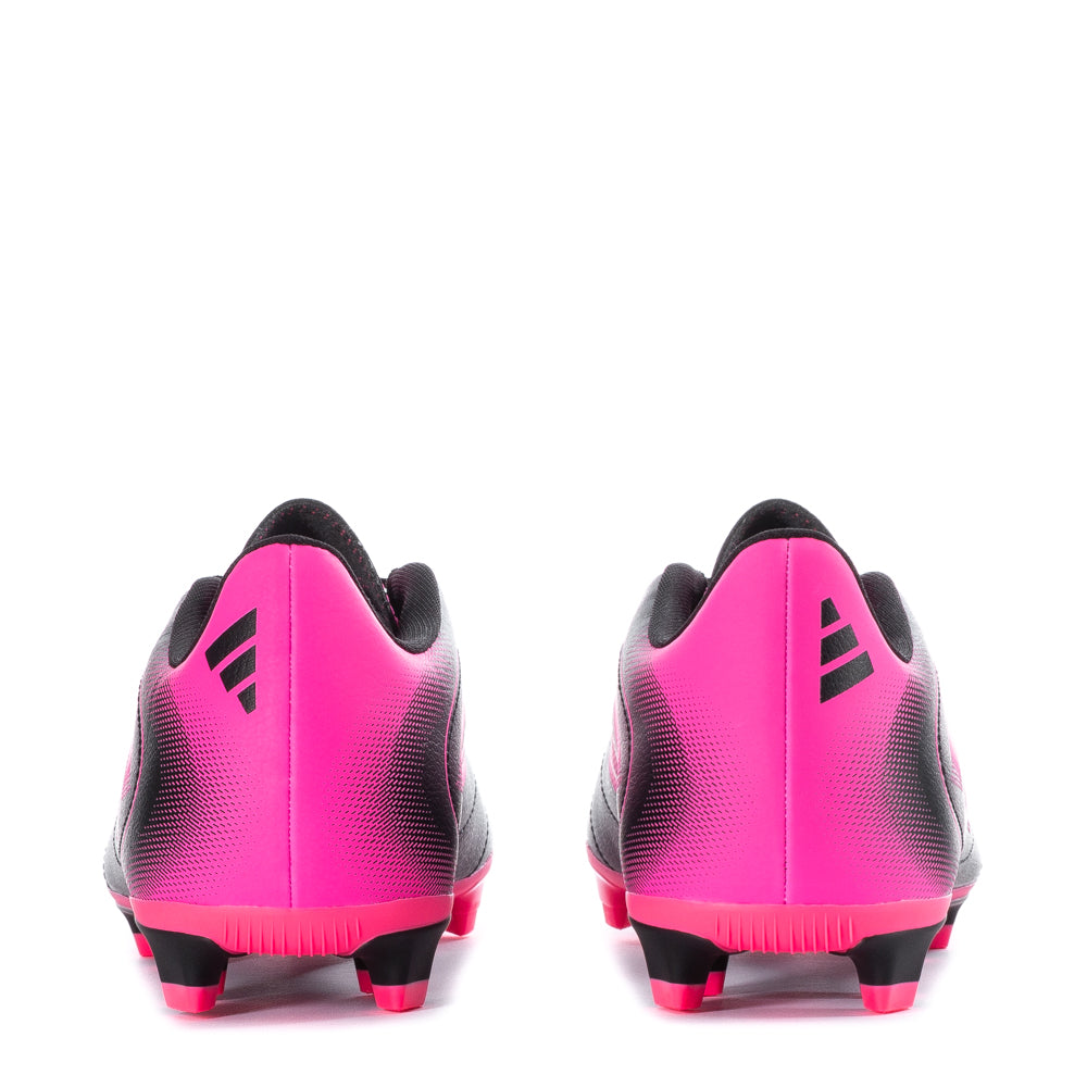 Close-up of the Adidas Goletto IX outsole designed for firm ground traction.