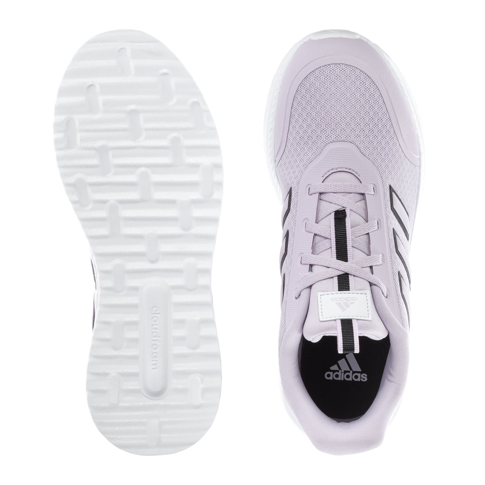 Side view of X_PLR Path SprintMesh Youth Sneakers showing breathable mesh and EVA midsole