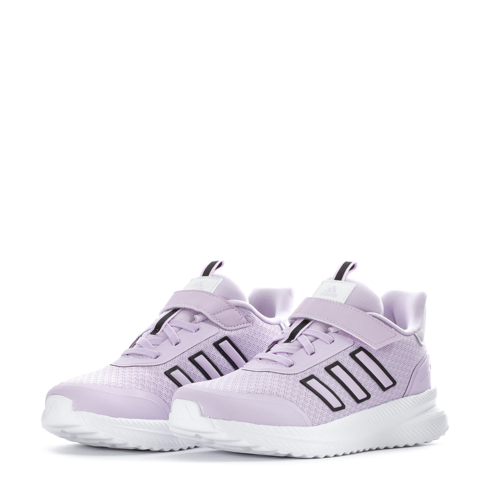 Kids running outdoors wearing Adidas X_PLR PATH sneakers for active play