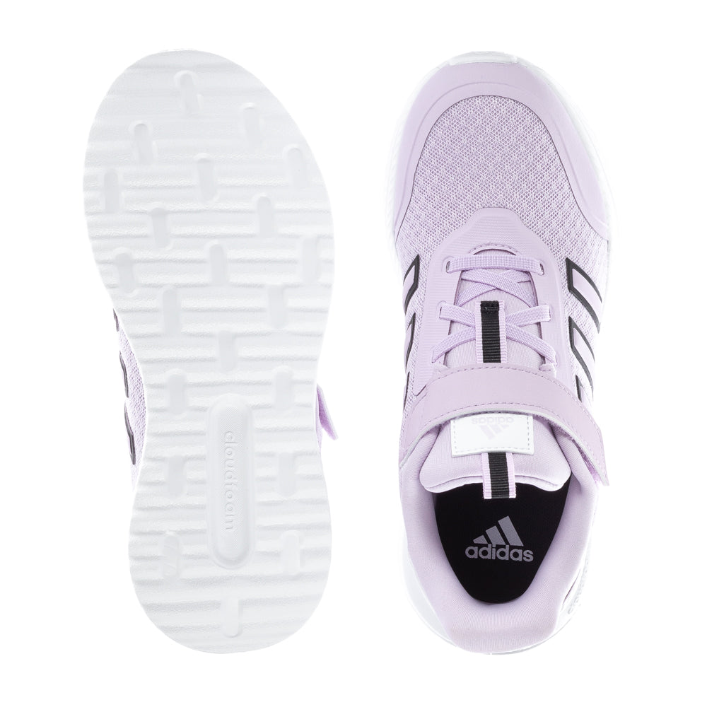 Side view of Adidas X_PLR PATH kids sneakers showing breathable mesh upper and sleek design